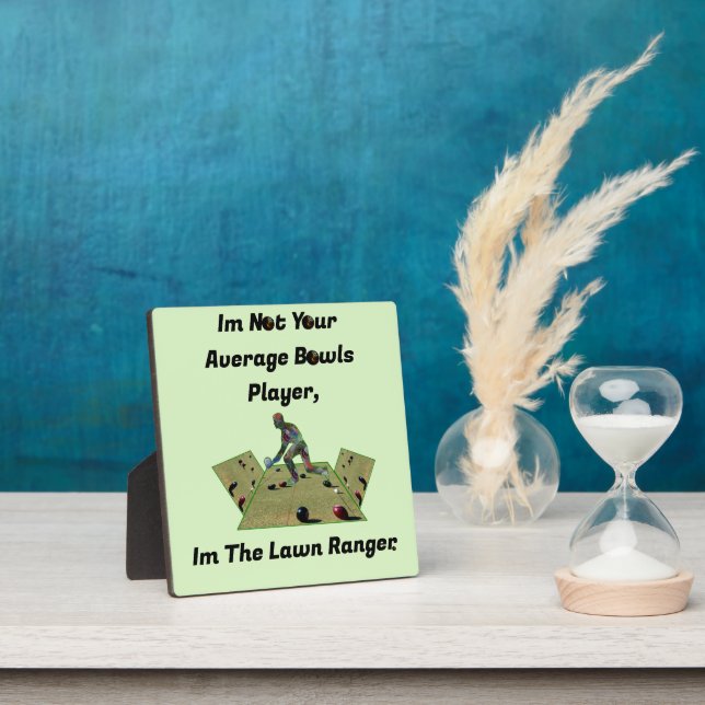 Placa Expositora Gracioso Ranger de Bowls de Césped, (in situ)