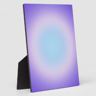 Placa Expositora Gradiente de Aura Azul Purpura Rosa