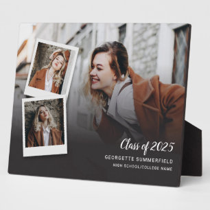 Placa Expositora Graduación 2025 Photo Script Modern Keepsake