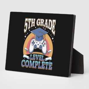 Placa Expositora Graduación Completa de 5to Grado Nivel Juegos para