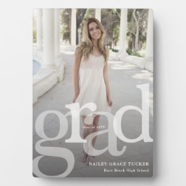 Placa Expositora Graduación de fotografía de año de clase superior