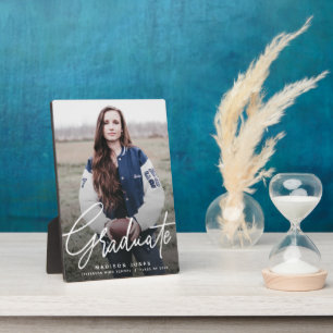 Placa Expositora Graduación de imágenes con guión moderno