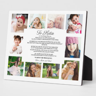 Placa Expositora Graduación Día 10 Foto A Hija Sentimental