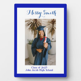 Placa Expositora Graduación fotográfica, clase azul 2023