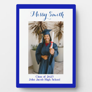 Placa Expositora Graduación fotográfica, clase azul 2023