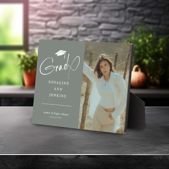 Placa Expositora Graduación moderna de fotografía de grado Keepake  (Subido por el creador)