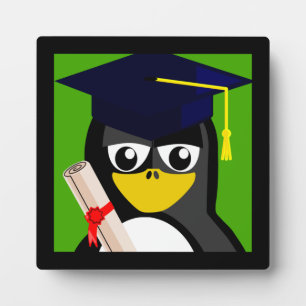 PLACA EXPOSITORA GRADUACIÓN PENGUIN