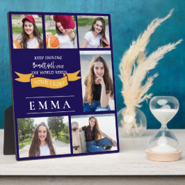 Placa Expositora Graduación Sigue Haciendo Una Cita Brillante Regal