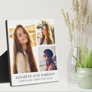 Placa Expositora Graduado 3 Collage de fotos