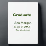Placa Expositora Graduado agregar nombre clase de nombre de escuela<br><div class="desc">diseño</div>