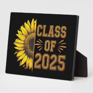 Placa Expositora Graduado de la promoción 2025 Girasol de graduació