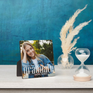 Placa Expositora Graduado Minimalista de tipografía simple moderna