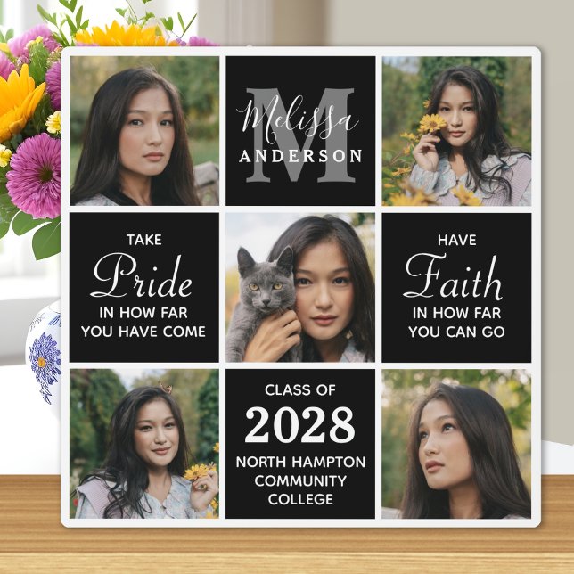 Placa Expositora Graduado moderno 5 Collages de fotos Graduación ne (Subido por el creador)
