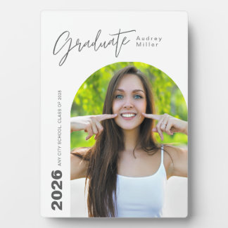 Placa Expositora Graduation Plaque with Photo