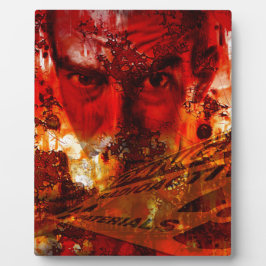 Placa Expositora Graffiti de cara roja