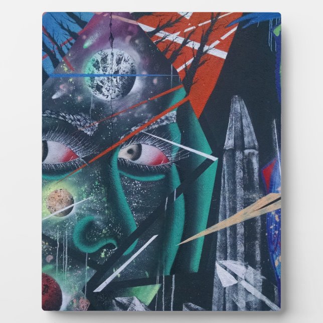 Placa Expositora Graffiti de las Grutas Oscuras (Frente)