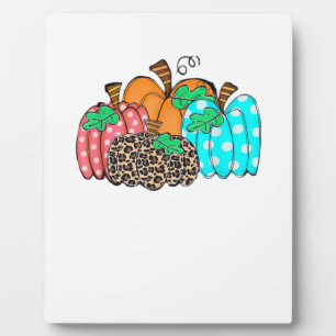 Placa Expositora Gráfico de estampado de leopardo de calabaza de mu