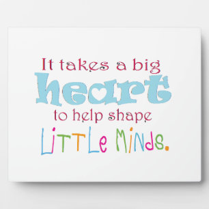 Placa Expositora Gran Corazón: Consejero:Mentor:Profesor