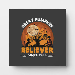 Placa Expositora Gran creyente de la calabaza desde esqueleto de Ha