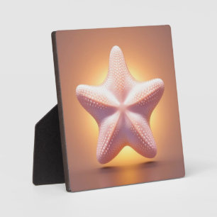 Placa Expositora Gran Estrella de Mar Rosa