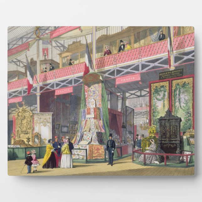 Placa Expositora Gran Exposición, 1851: Francia No. 1, exposición d (Frente)