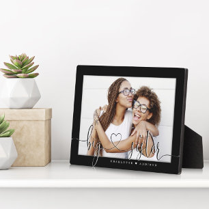 Placa Expositora Gran Hermana Moderna Mínima Mínima Foto De Cartón 