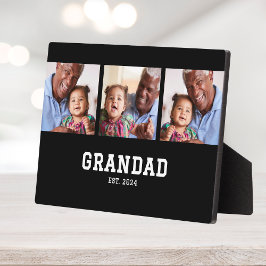 Placa Expositora Grandad Established Elegant Bold Black 3 Photo