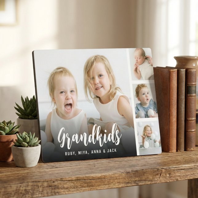 Placa Expositora Grandkids Customized Photo Collage Plaque (Subido por el creador)