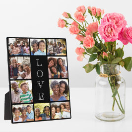 Placa Expositora Grandma Love 10 Photo Collage Black