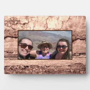 Placa Expositora Granito naranja de sepia beige marrón moderno quem