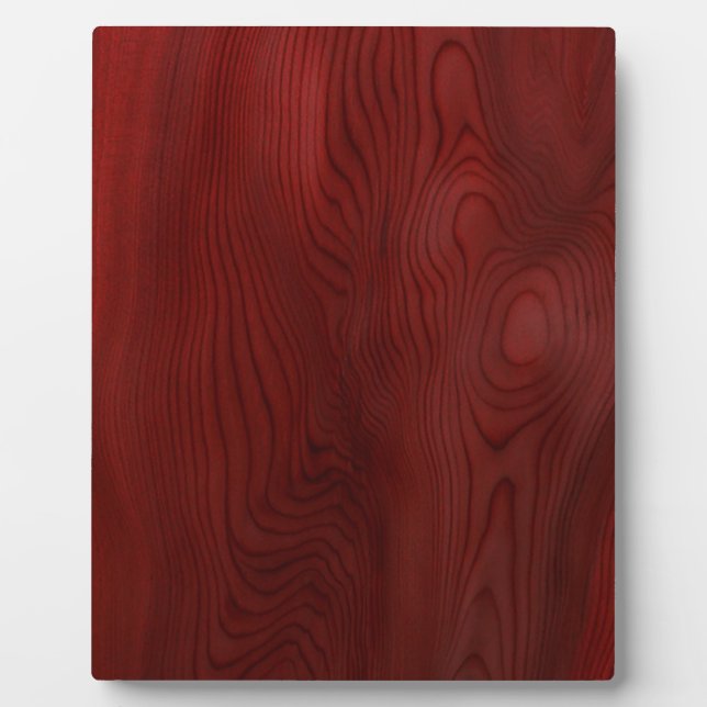 Placa Expositora Grano de madera oscura (Frente)