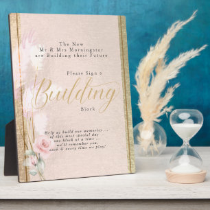 Placa Expositora Grasa Rubor Pampas de Building Block Gold
