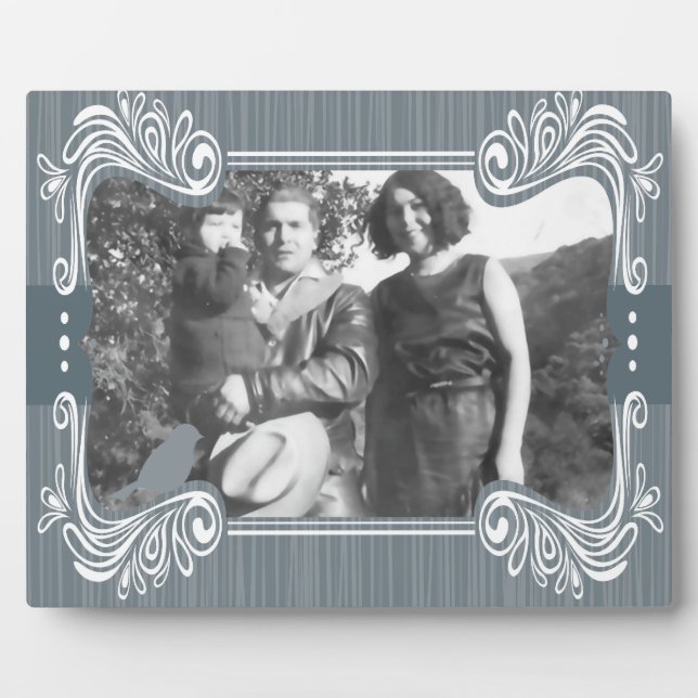 Placa Expositora Gray Bird Art Plaque (Frente)