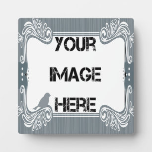 Placa Expositora Gray Bird Art Plaque
