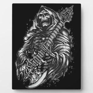 Placa Expositora Grim Reaper Guitar