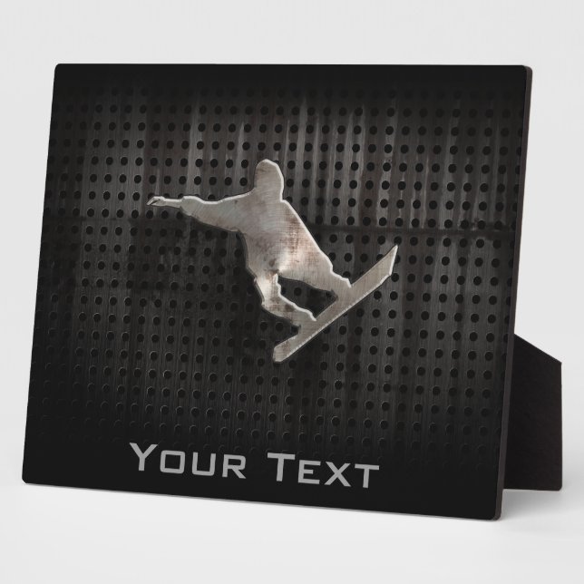 Placa Expositora Grunge Snowboarding (Lado)