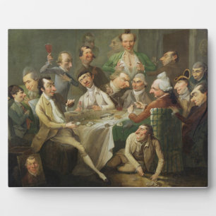 Placa Expositora Grupo de Caricatura, c.1776 (aceite sobre lienzo)