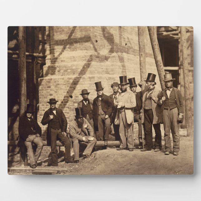 Placa Expositora Grupo de Foremen, 1862 (foto) (Frente)