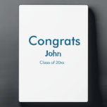 Placa Expositora grupo de graduados agregar nombre congrats fecha a<br><div class="desc">diseño</div>