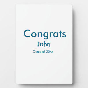 Placa Expositora grupo de graduados agregar nombre congrats fecha a