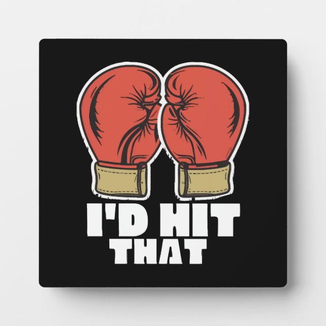 Placa Expositora Guantes de boxeo (Frente)