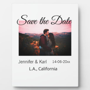 Placa Expositora Guardar la fecha añadir nombre de pareja fecha de 