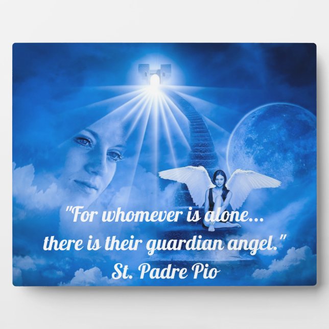 Placa Expositora Guardian Angel Reminder Plaque (Frente)