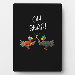 Placa Expositora Guay Oh Snap! _ Divertida Turquía con Wishbone Tha