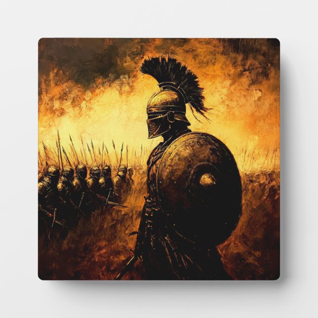 Placa Expositora Guerrero (Frente)