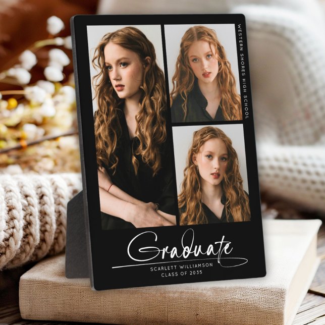Placa Expositora Guión de Collage de fotos moderno para graduados s (Subido por el creador)