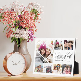 Placa Expositora Guión de la hermandad Collage de Cuadrícula de fot