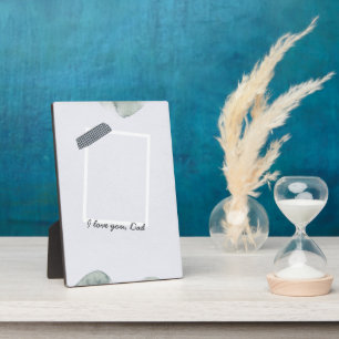 Placa Expositora Guión del corazón de las hijas del padre   Collage