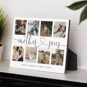 Placa Expositora Guión del corazón de los hijos de madres   Collage