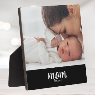 Placa Expositora Guion moderno establecido por mamá personalizada